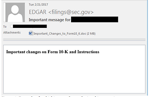 Fake News: SEC Spear Phishing Scam—Don’t Trust, and Verify